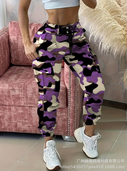 DONNA מכנס CAMOUFLAGE