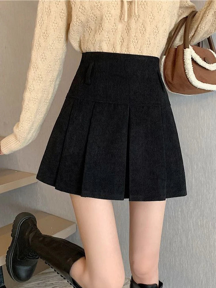 DONNA חצאית קורדרוי הוטסוויט