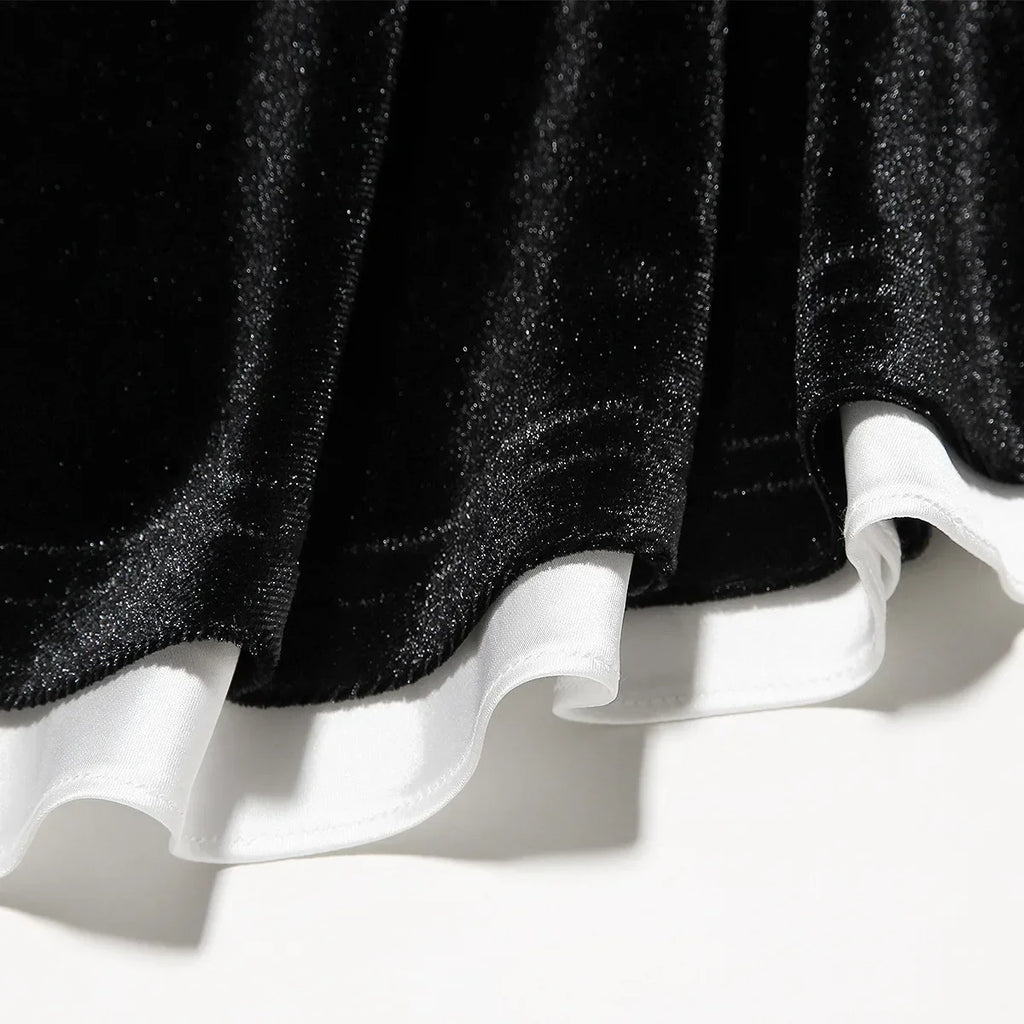 DONNA שמלת סטרפלס קטיפה ENVY