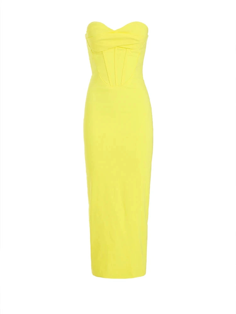 DONNA שמלת סטרפלס סאני