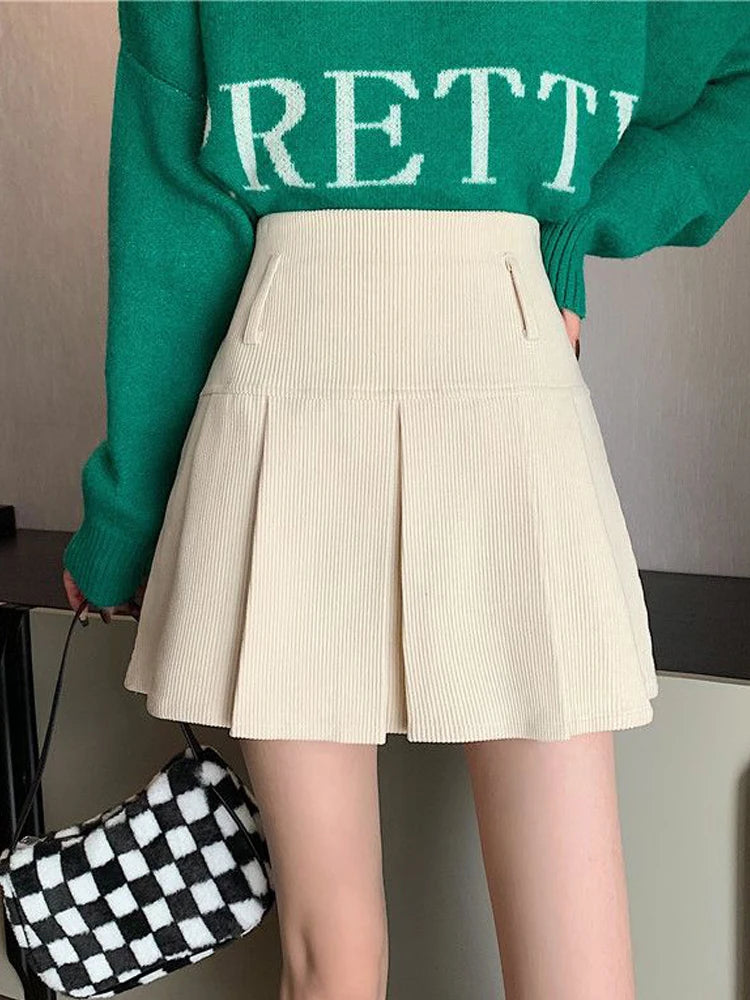 DONNA חצאית קורדרוי הוטסוויט