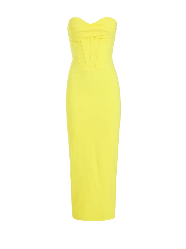 DONNA שמלת סטרפלס סאני