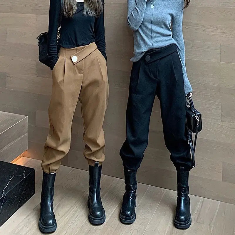 מכנס באטן דרופ