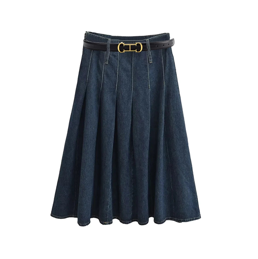 חצאית ג'ינס מרי - - donnafashion.co