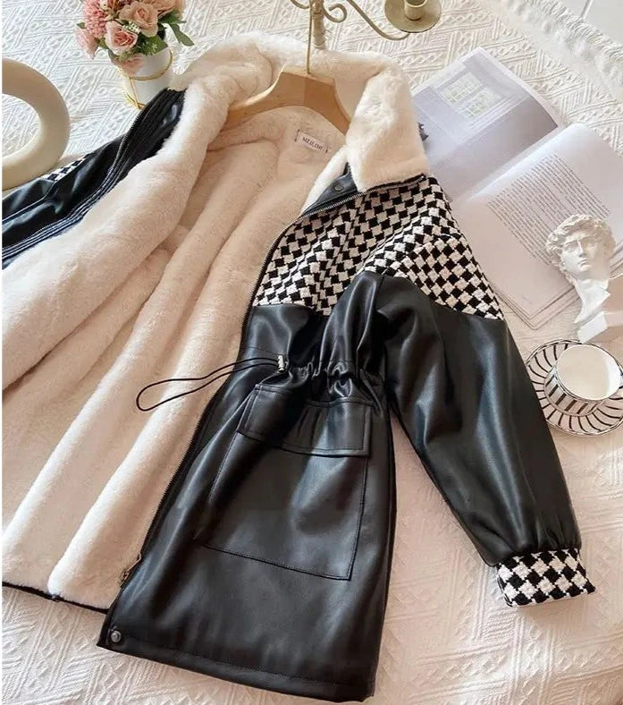 מעיל עור VISAGE