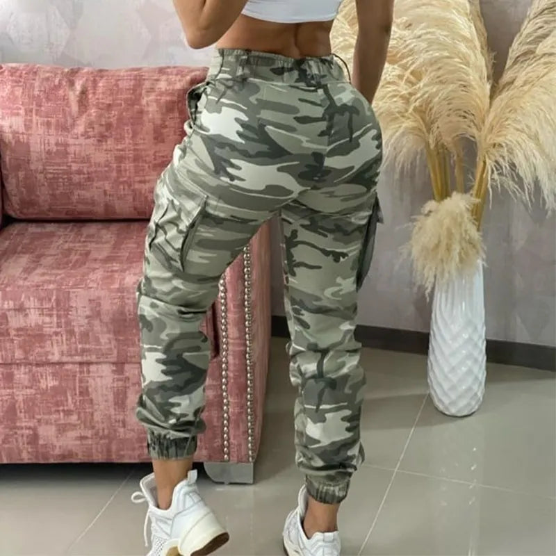 DONNA מכנס CAMOUFLAGE