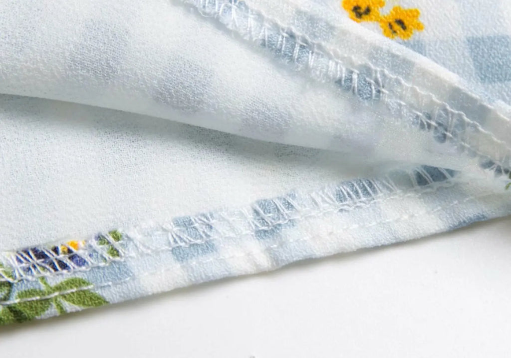 donnafashion.co - אופנת נשים - חולצות נשים - טופ Blue Tartan