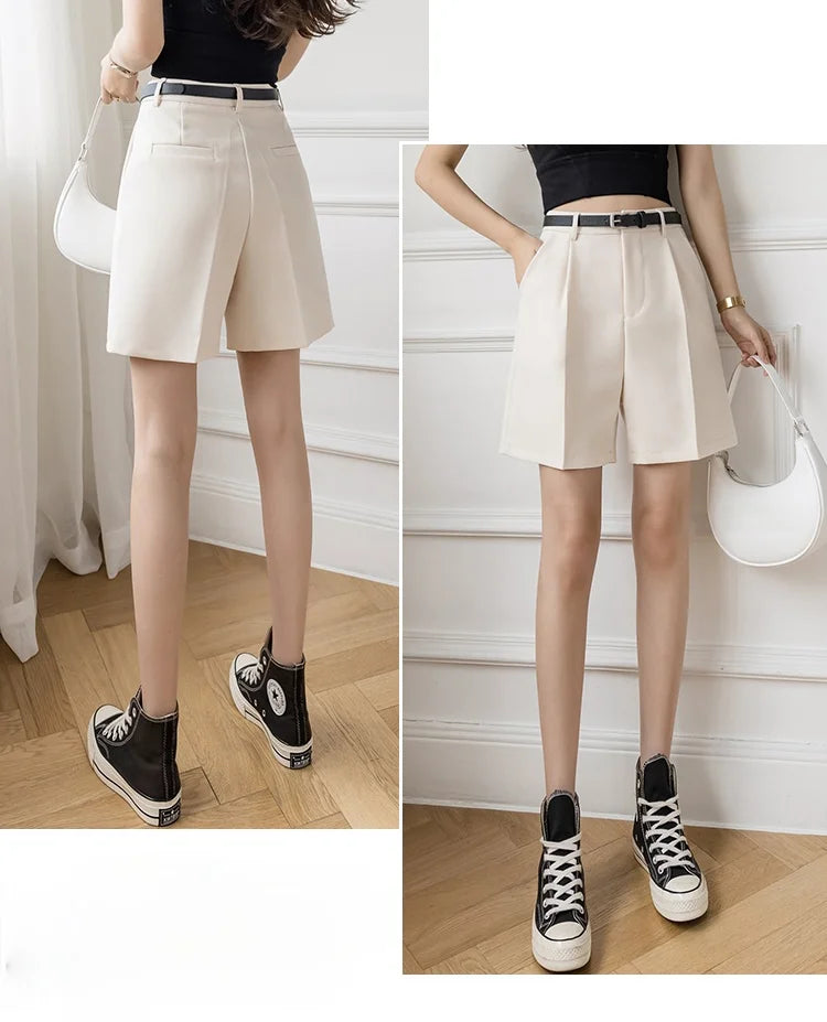 donnafashion.co - אופנת נשים - מכנסי נשים - מכנס קצר אלגנט יוקי