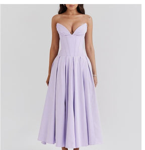 Bolin strapless dress 