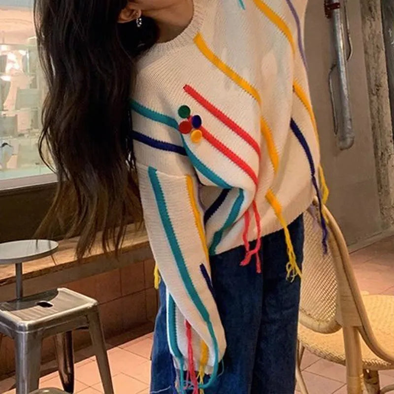 DONNA סוודר פולאובר STRINGS