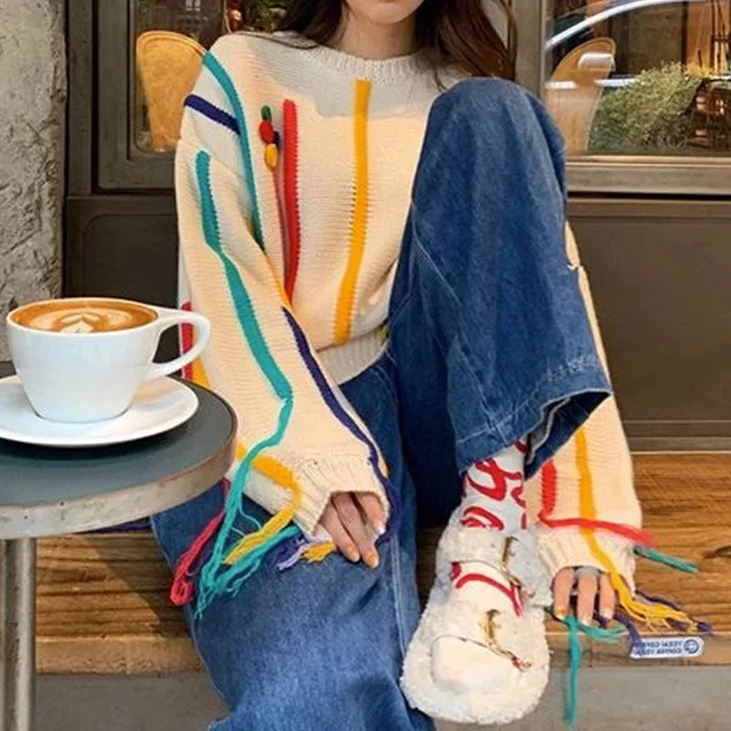 DONNA סוודר פולאובר STRINGS