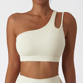 Fitness off shoulder bra