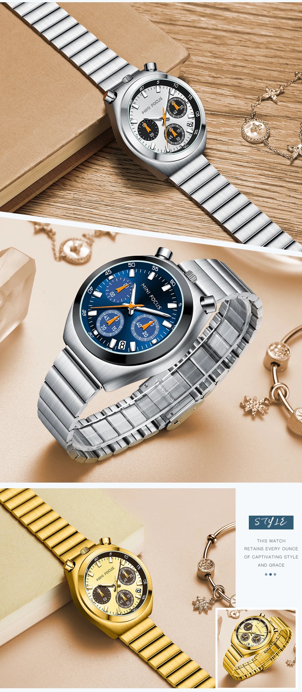 donnafashion.co - אופנת נשים - שעונים לנשים - שעון יוקרתי לנשים - פוקוס