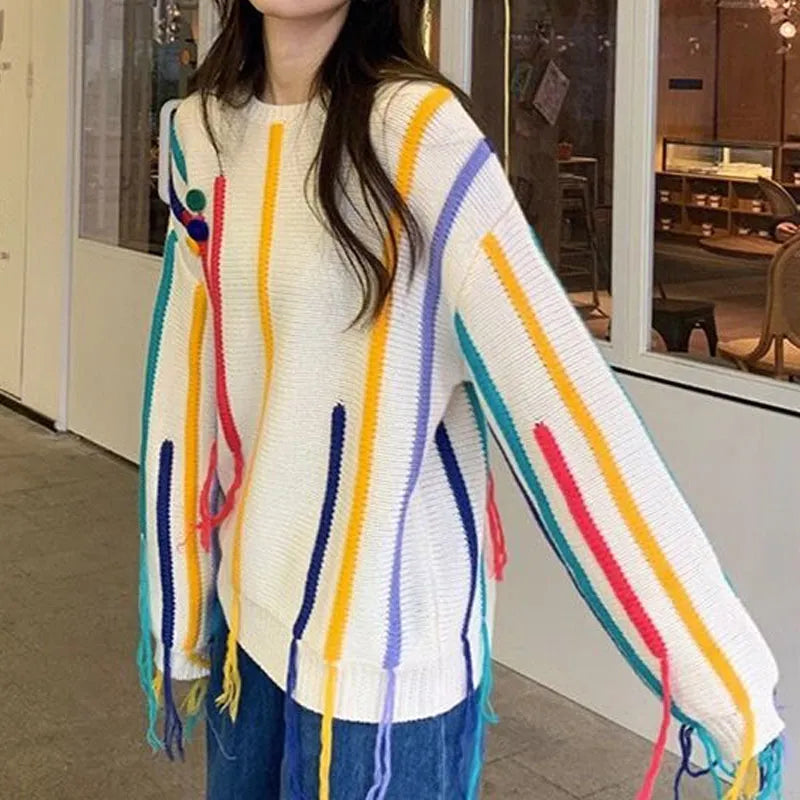 DONNA סוודר פולאובר STRINGS