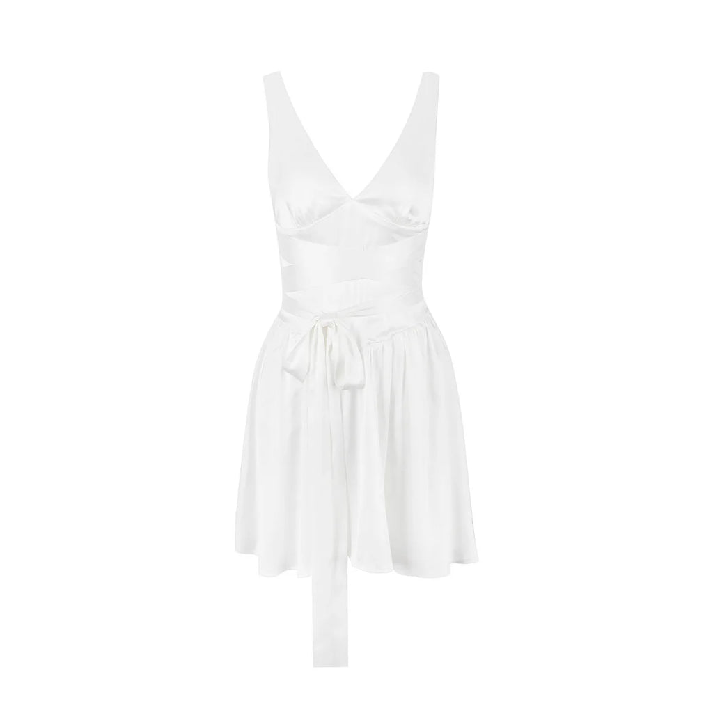 donnafashion.co - אופנת נשים - שמלות - שמלת אייבורי