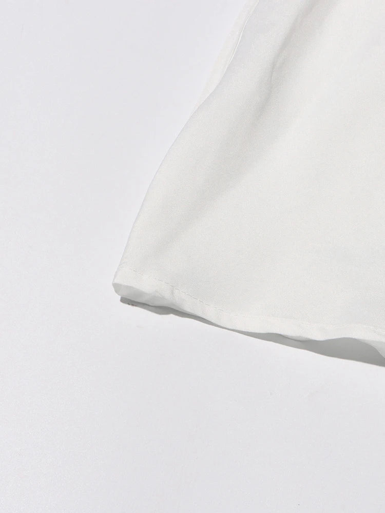 donnafashion.co - אופנת נשים - שמלות - שמלה לבנה אלומה