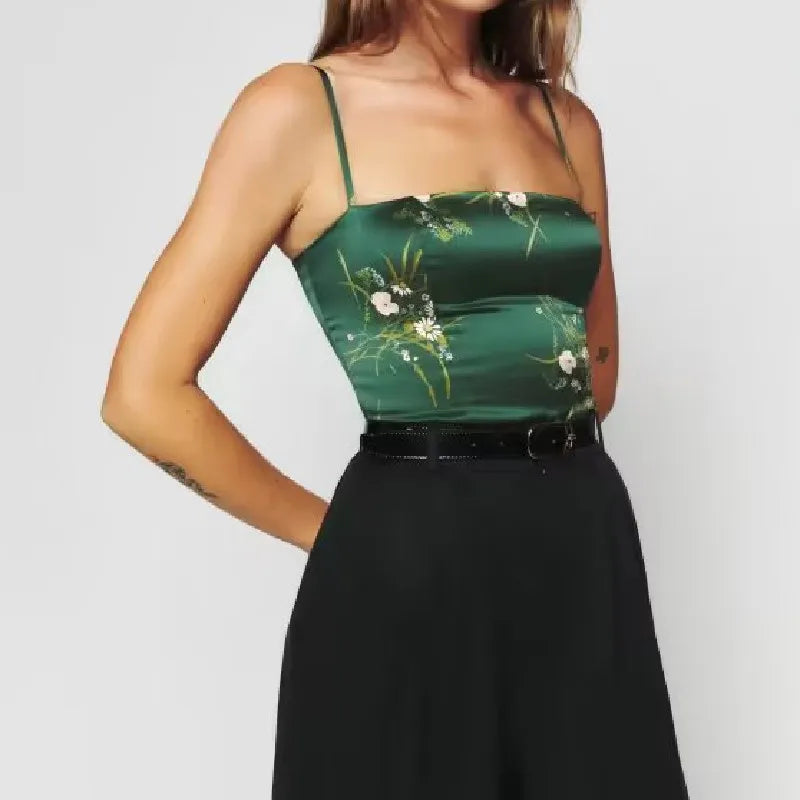 טופ סאטן גרין